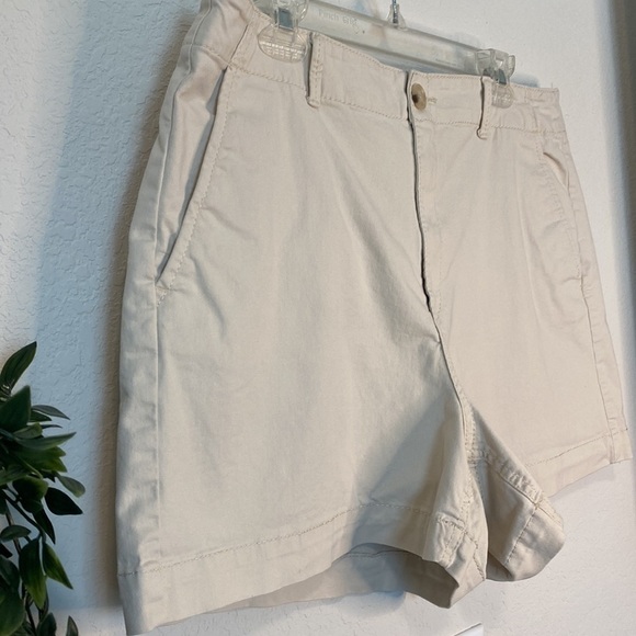 Loft 4” “The Washed Twill Short” in Khaki - Size 14 - Picture 3 of 12